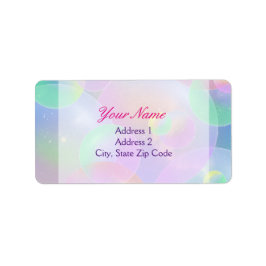 Etiketts der Adresse - Blasen Adressaufkleber