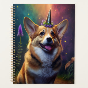 Étincelle le Corgi Unicorn - Rainbow Planner