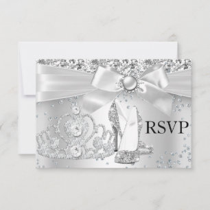 Étincelle Tiara Talons Silver Sweet 16 RSVP