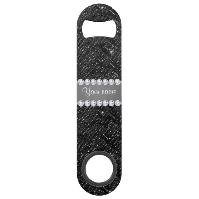 Étincelles et diamants noirs de paillettes de Faux (Devant)