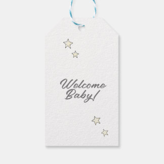 Etiqueta Bienvenido Bebé! Geschenkanhänger