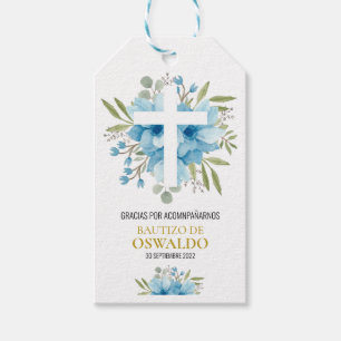 Etiqueta de agradecimiento para bautizo geschenkanhänger