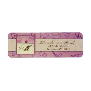 Étiquette 0,75 po x 2,25 po Adresse de retour Bijou d'Améthy