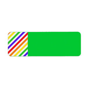 ÉTIQUETTE 111 COLORÉS RAINBOW STRIPES MOTIF MODÈLE AMUSANT