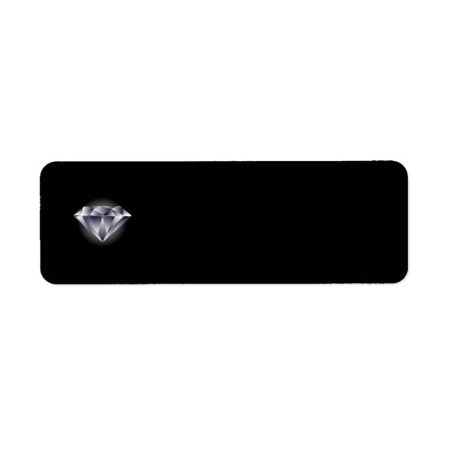 Étiquette 1307552490_Vector_Clipart diamant argenté noir (Devant)