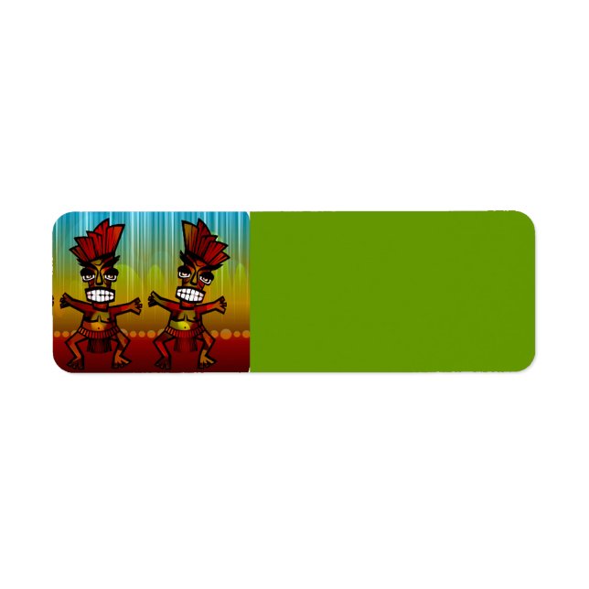 Étiquette 1312743176_Vector_Clipart hommes Hawaiian Tiki (Devant)