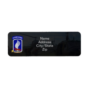 Étiquette 173e brigade aéroportée, paravent du ciel