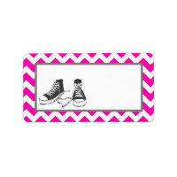 1,25 po x 2,75 po Adresse postale Baskets adolesce