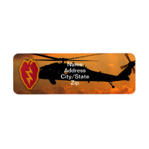Étiquette 25e division d'infanterie anciens combattants tlrp