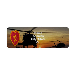 Étiquette 25e division d'infanterie anciens combattants tlrp