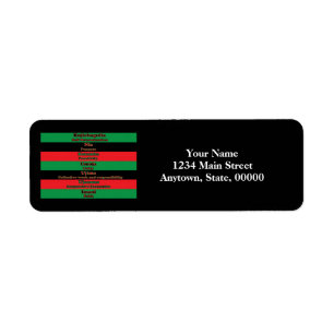 Étiquette 7 Principes de Kwanzaa