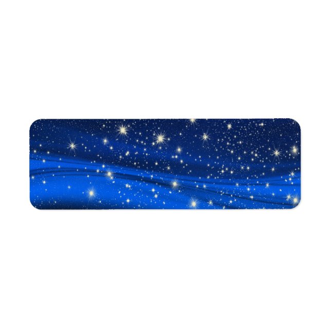 ÉTIQUETTE 880294 ROYAL BLUE STARS ESPACE UNIVERS ARRIÈRE - P (Devant)