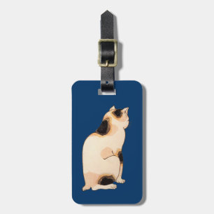 Étiquette À Bagage 日本猫, chat japonais de 国芳, Kuniyoshi, Ukiyo-e
