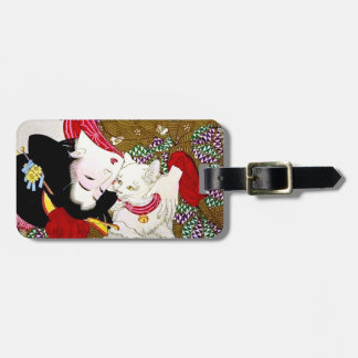 ÉTIQUETTE À BAGAGE 月岡芳年 , 猫が好き