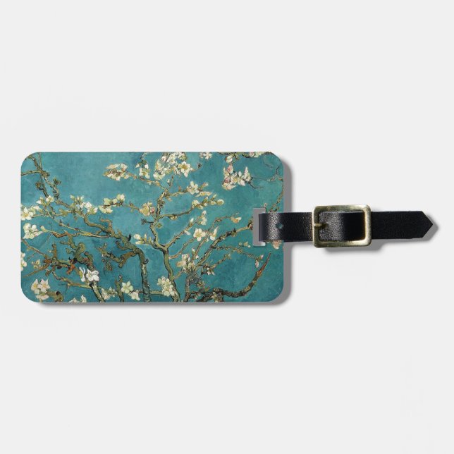 ÉTIQUETTE À BAGAGE 花咲くアーモンドの枝 (Devant horizontal)
