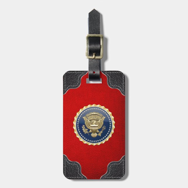 Étiquette À Bagage [200] Insigne de service présidentiel [PSB] (Devant Vertical)