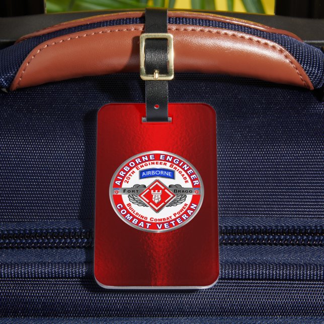 Étiquette À Bagage 20e brigade du génie (Insitu Rectoal 2)