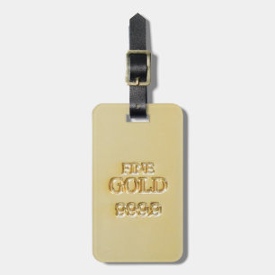 Étiquette À Bagage 24 Karat Gold Bullion Bar