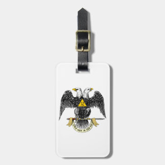 Étiquette À Bagage 32nd Degree Scottish Rite Double Headed Eagles