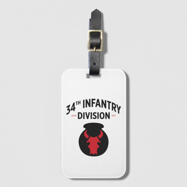 Étiquette À Bagage 37e division d'infanterie (Devant Vertical)