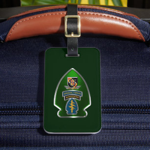 Étiquette À Bagage 5e Groupe des Forces Spéciales (Airborne)