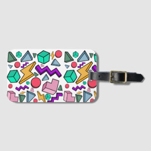Étiquette À Bagage 80s esthétique Vintage rétro