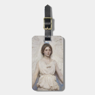 Étiquette À Bagage Abbott Thayer Ange Vintage Victorien Beaux-Arts