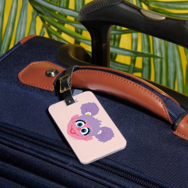 Étiquette À Bagage Abby Cadabby | Face de fleurs | Ajouter vos inform (Insitu Rectoal 1)