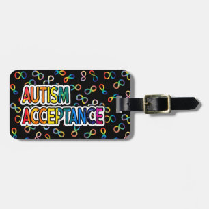 Étiquette À Bagage Acceptation autistique   Ajouter un signet d'infor