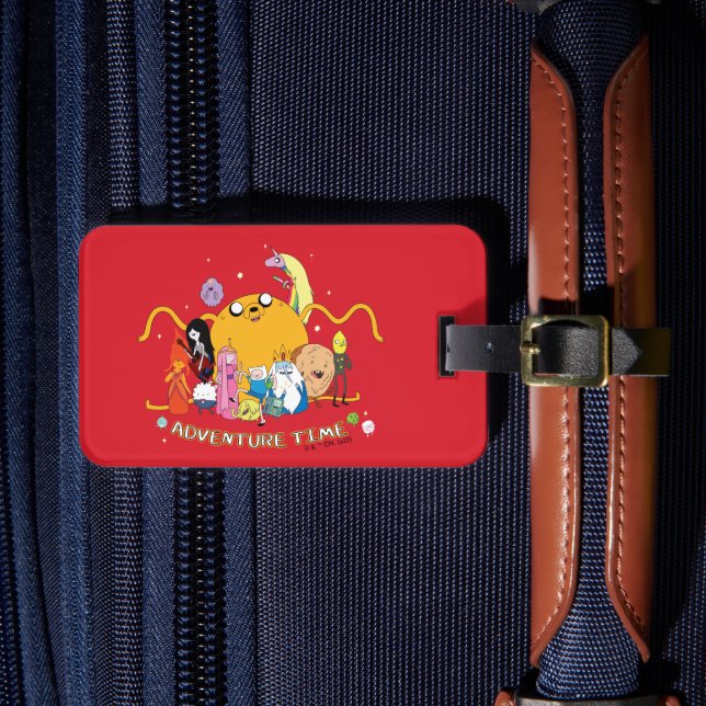 Étiquette À Bagage Adventure Time | Large Jake Group Graphic (Insitu Rectoal 4)