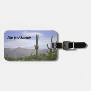 Étiquette À Bagage Adventure Travel Arizona Saguaro Cactus Sud-ouest