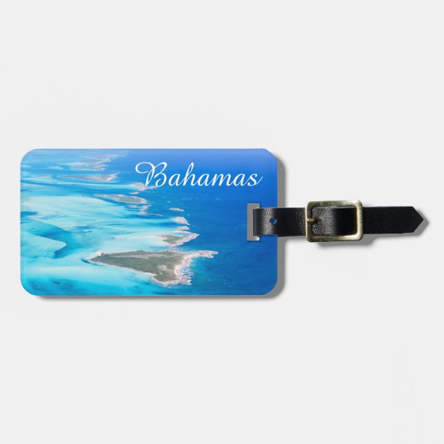 Étiquette À Bagage aérien des Bahamas (Devant horizontal)