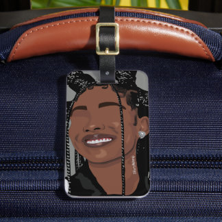 Étiquette À Bagage Aesthetic Black skin girl, Marsai Martin smile art