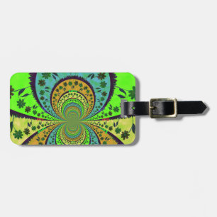 Étiquette À Bagage Africain traditionnel Hakuna Matata Couleurs.png