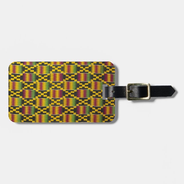 Étiquette À Bagage Afrique, Ghana, Accra. Musée national, considéré 2 (Devant horizontal)