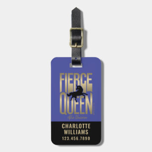 Étiquette À Bagage Afro Unicorn Fierce Queen