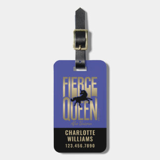 Étiquette À Bagage Afro Unicorn Fierce Queen