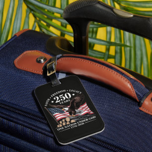 Étiquette À Bagage Aigle 250e anniversaire États-Unis