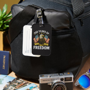 Étiquette À Bagage Aigle royal 250 ans de liberté 1776 2026