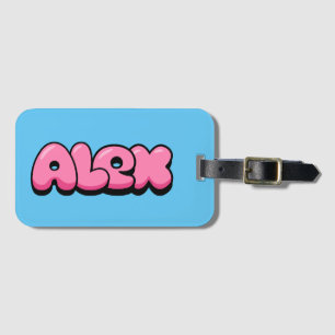 Étiquette À Bagage Alex