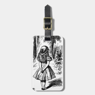 Étiquette À Bagage Alice au pays des merveilles - illustration