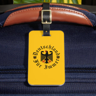 Étiquette À Bagage Allemagne/Deutschland pour toujours/aigle noir/dra
