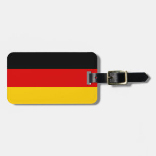 Étiquette À Bagage Allemagne Drapeau Deutschland Allemand Fierté Pers