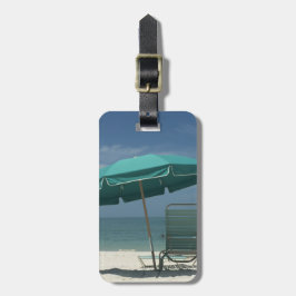 Étiquette À Bagage Aller personnalisable à l'étiquette de bagage de