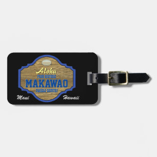Étiquette À Bagage Aloha de Makawao, Hawaii