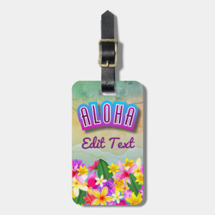 Étiquette À Bagage Aloha d'Hawaï