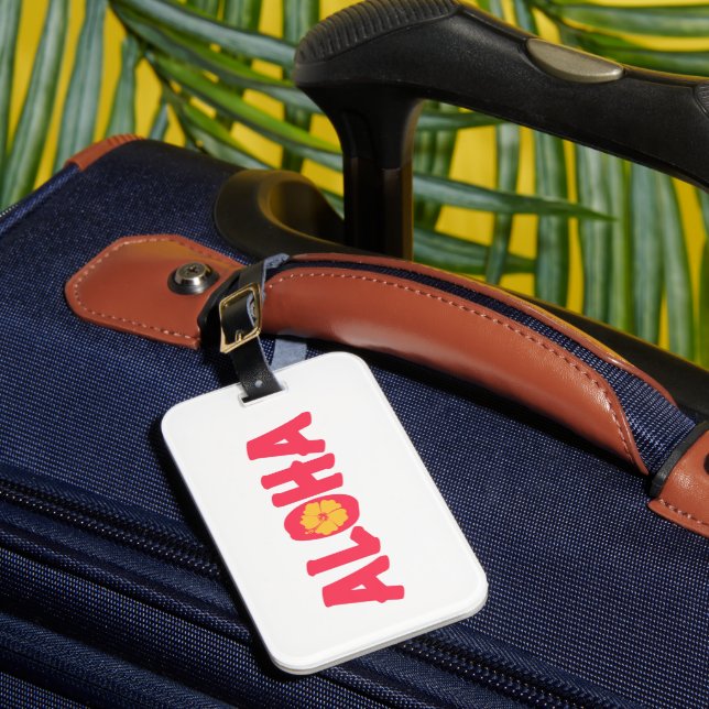 Étiquette À Bagage Aloha Luggage Tag (Insitu Rectoal 1)