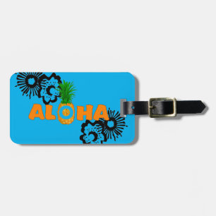 Étiquette À Bagage Aloha Pineapple - Balises de bagage personnalisées