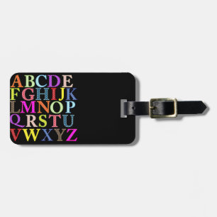 Étiquette À Bagage Alphabet