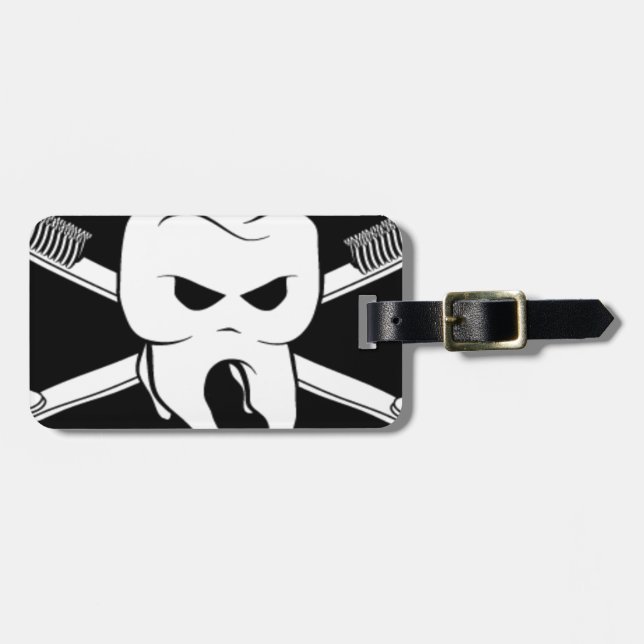 Étiquette À Bagage Amarillo officiel Dentites (Devant horizontal)